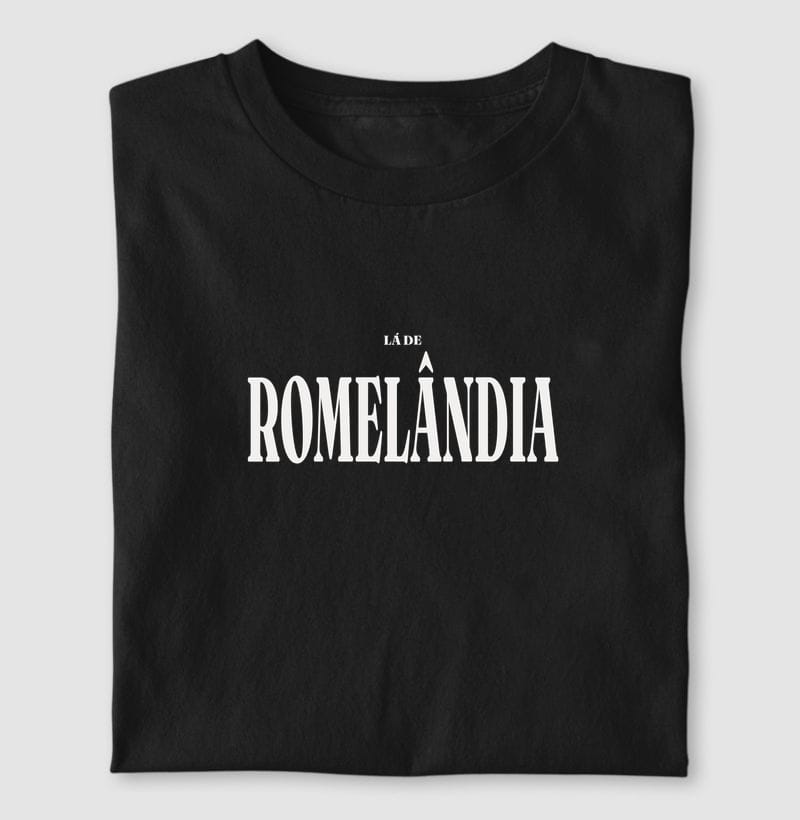Camiseta Tipografia de Romelândia