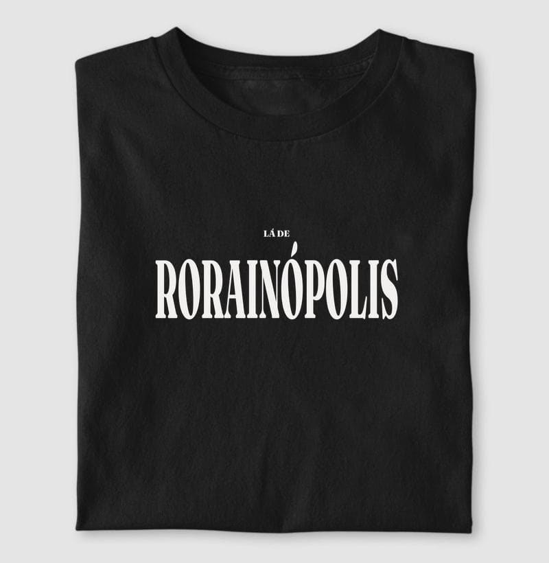 Camiseta Tipografia de Rorainópolis