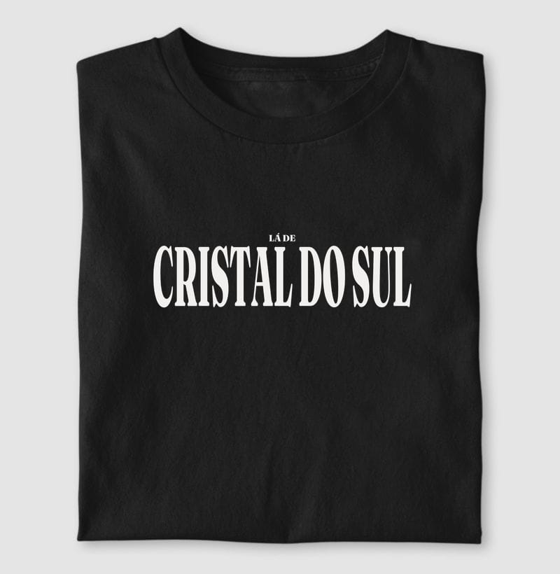 Camiseta Tipografia de Cristal do Sul