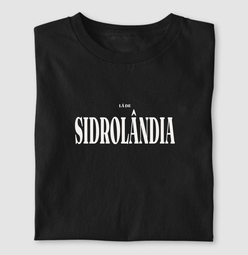 Camiseta Tipografia de Sidrolândia
