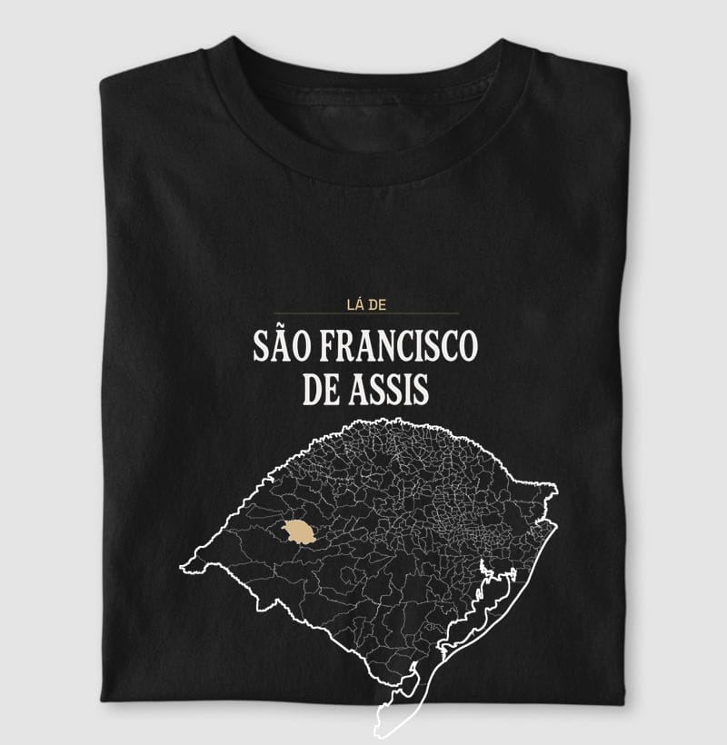 Camiseta Território de São Francisco de Assis