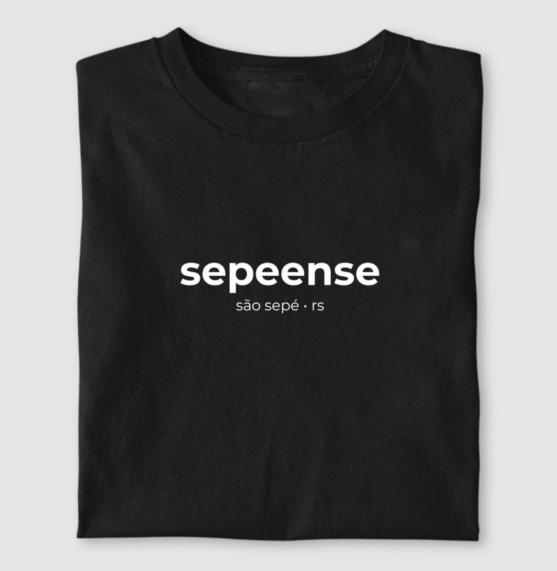 Camiseta Gentílico de São Sepé