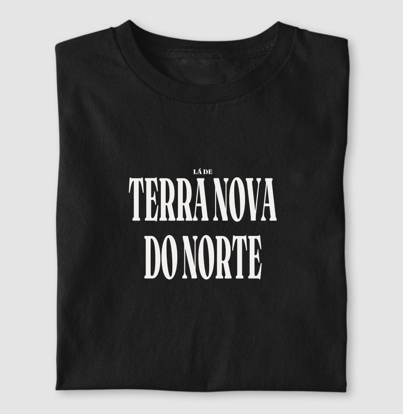 Camiseta Tipografia de Terra Nova do Norte