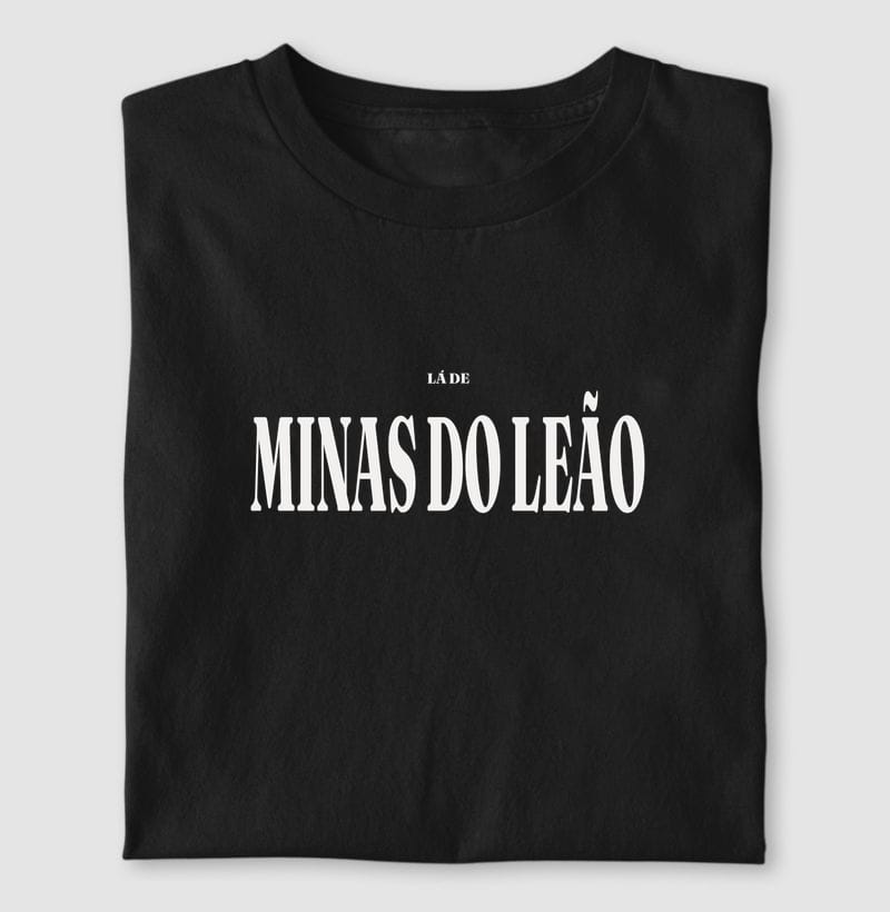 Camiseta Tipografia de Minas do Leão