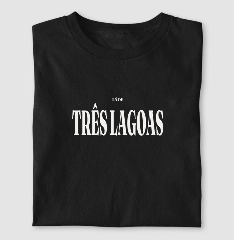 Camiseta Tipografia de Três Lagoas