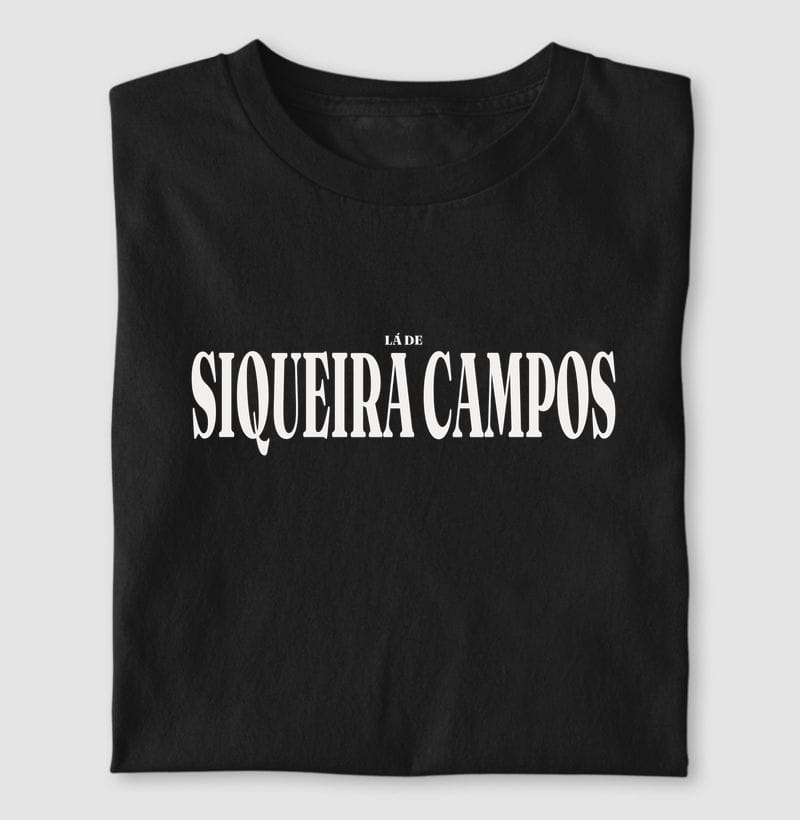 Camiseta Tipografia de Siqueira Campos