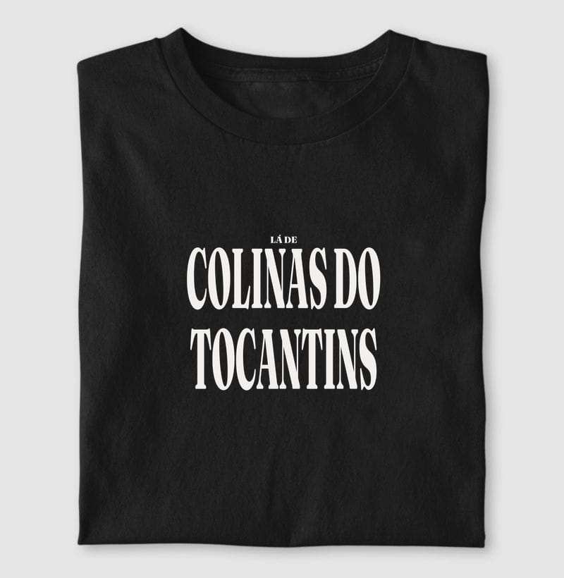 Camiseta Tipografia de Colinas do Tocantins