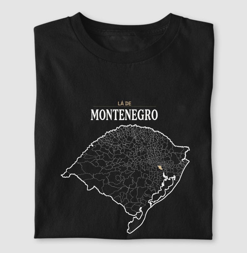 Camiseta Território de Montenegro