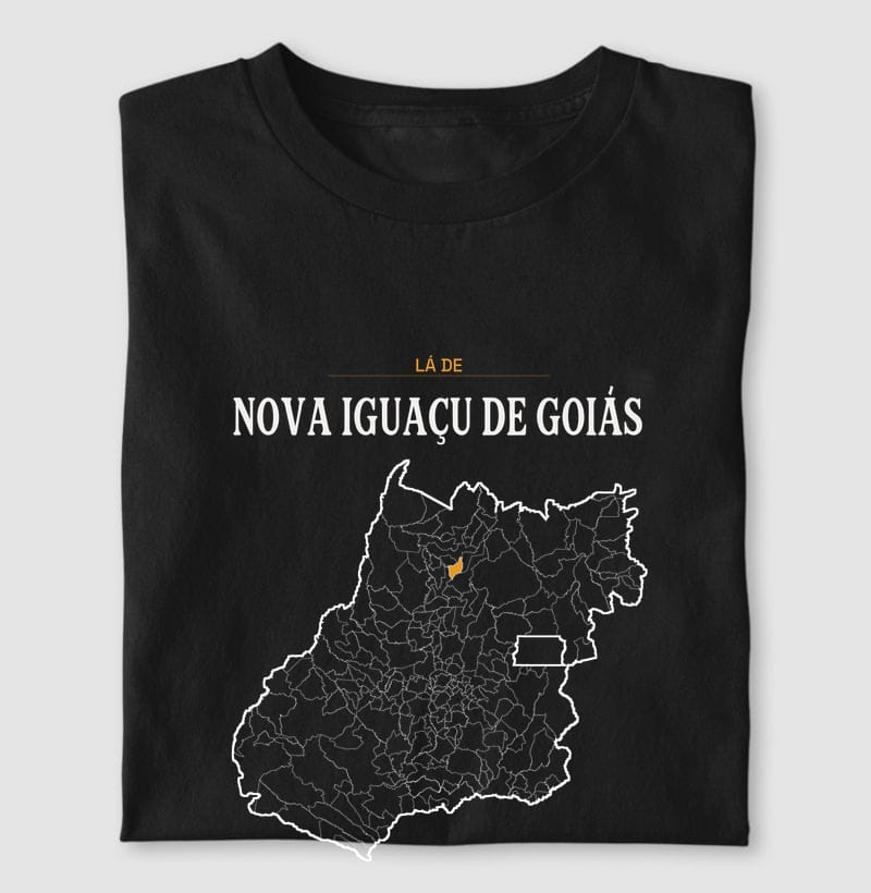 Camiseta Território de Nova Iguaçu de Goiás