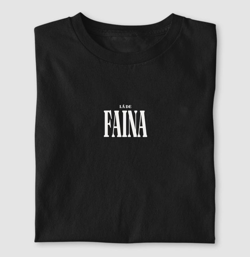 Camiseta Tipografia de Faina