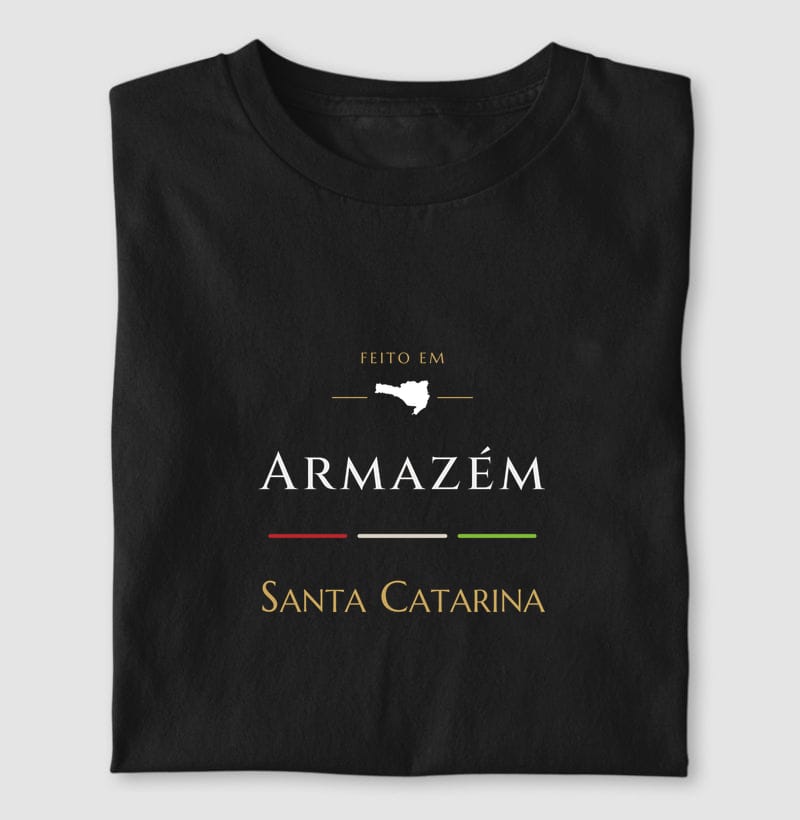 Camiseta Feito em de Armazém