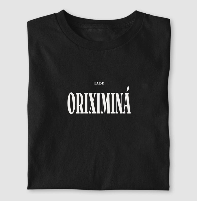 Camiseta Tipografia de Oriximiná