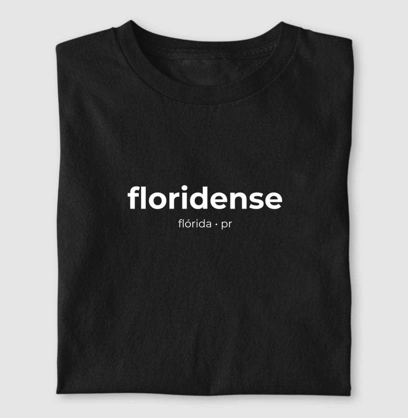 Camiseta Gentílico de Flórida