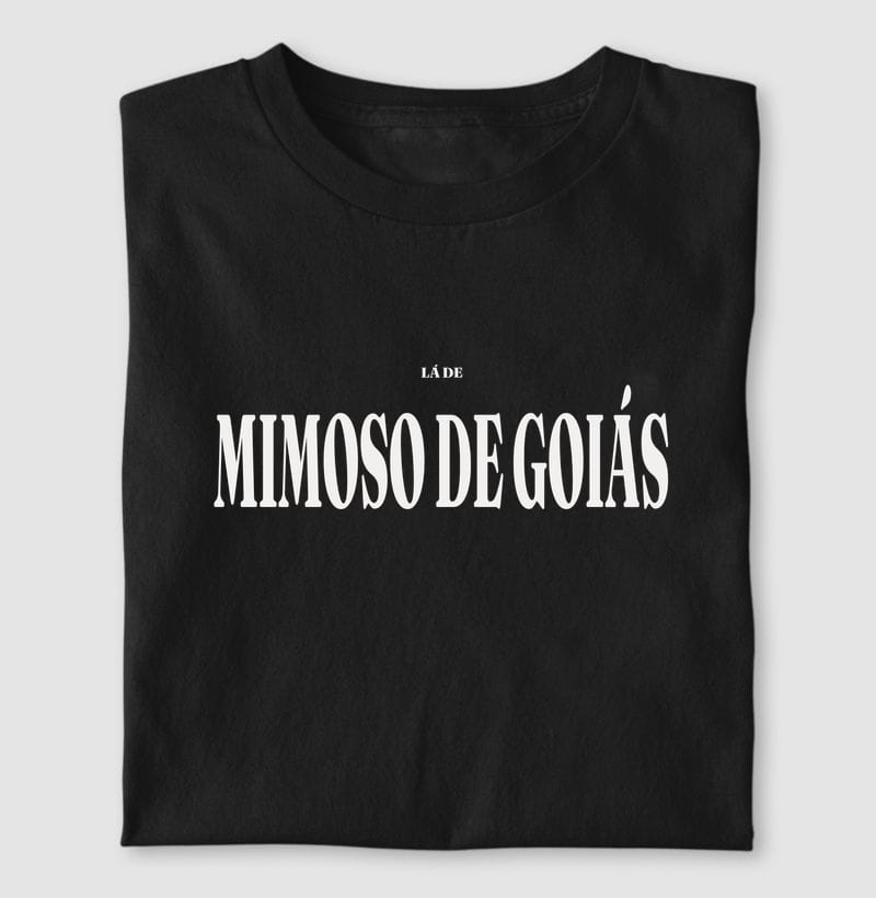 Camiseta Tipografia de Mimoso de Goiás