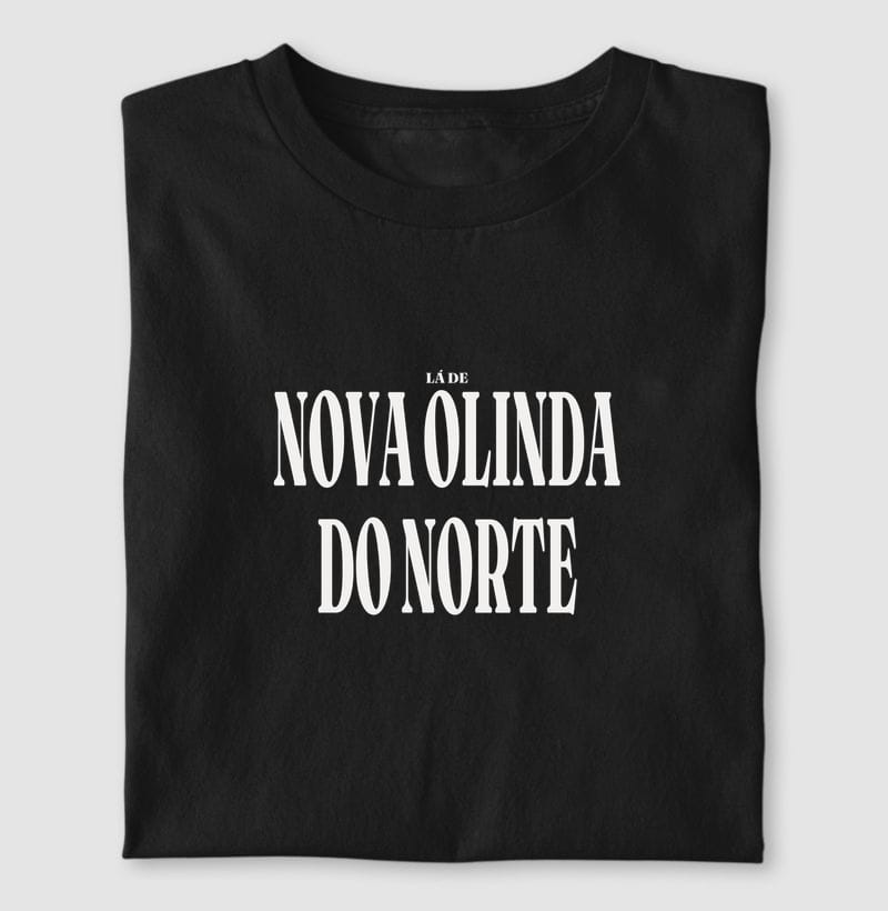 Camiseta Tipografia de Nova Olinda do Norte