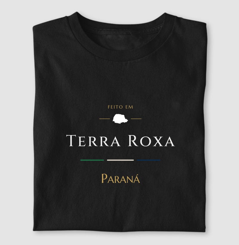 Camiseta Feito em de Terra Roxa