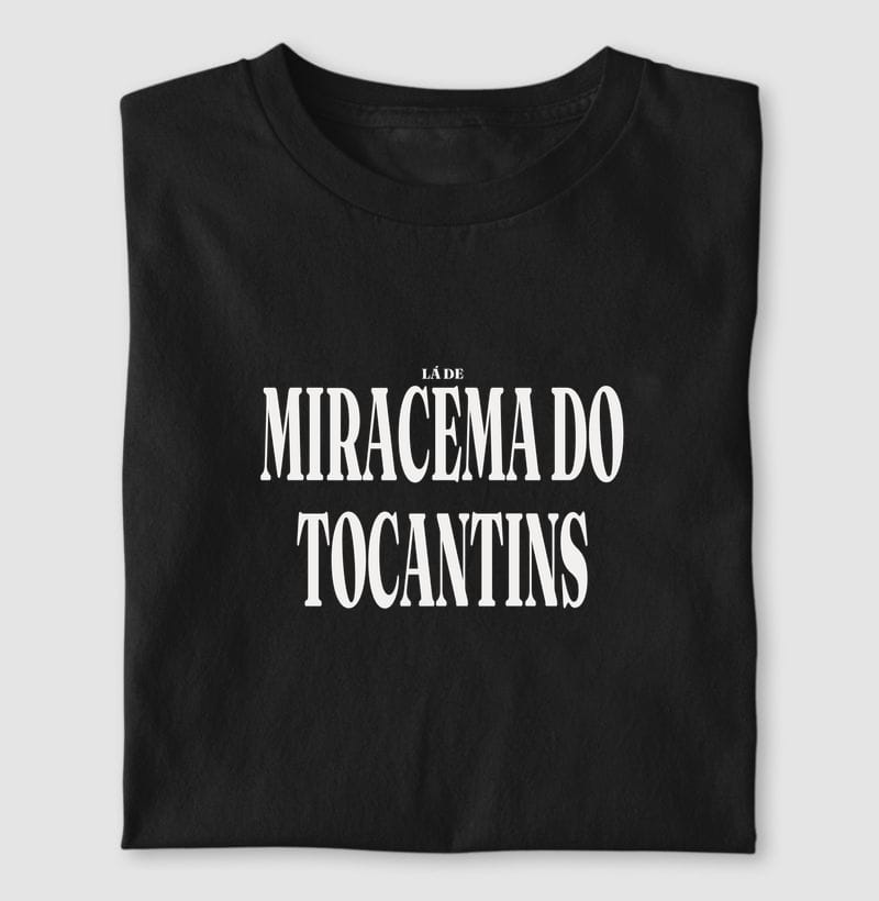 Camiseta Tipografia de Miracema do Tocantins