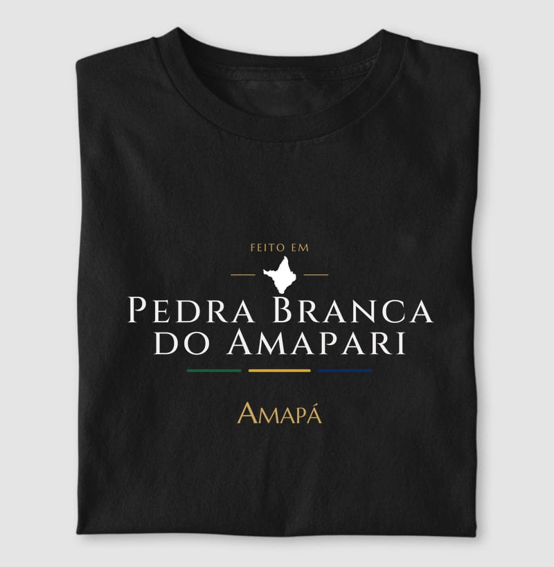 Camiseta Feito em de Pedra Branca do Amapari