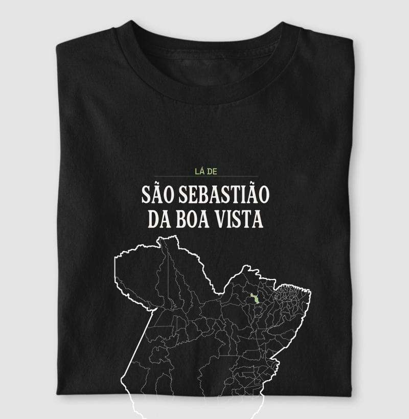 Camiseta Território de São Sebastião da Boa Vista
