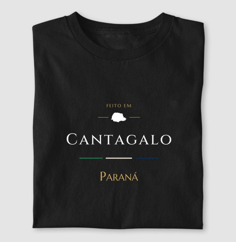 Camiseta Feito em de Cantagalo