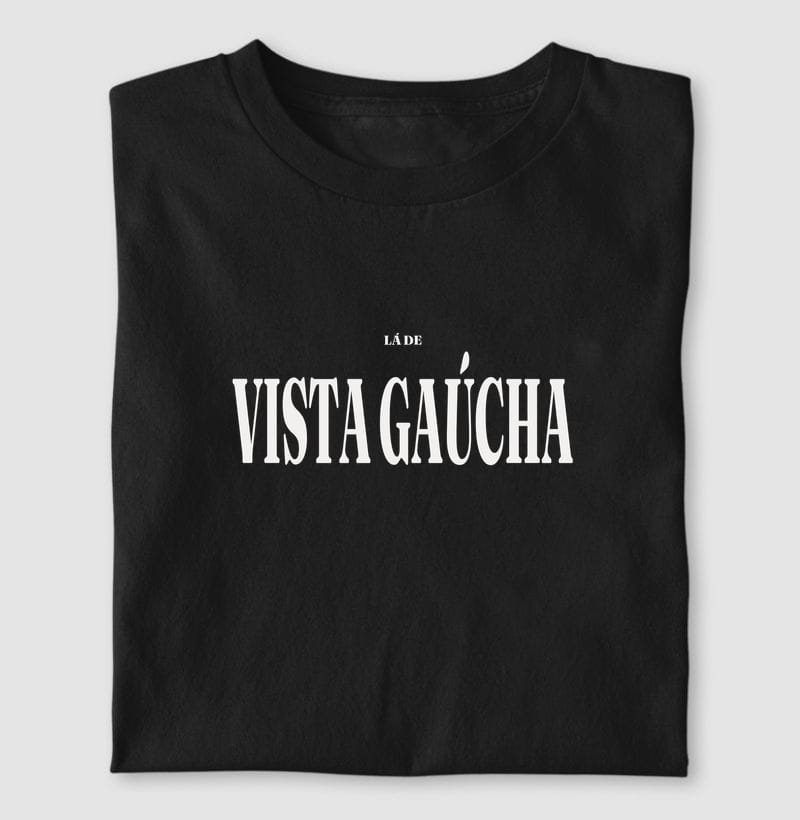 Camiseta Tipografia de Vista Gaúcha