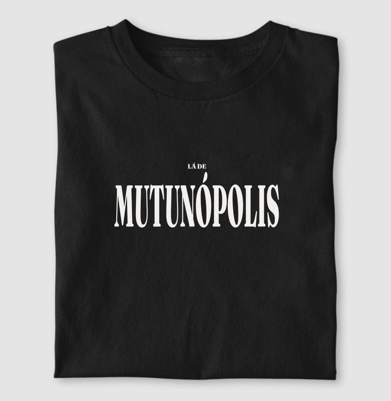 Camiseta Tipografia de Mutunópolis