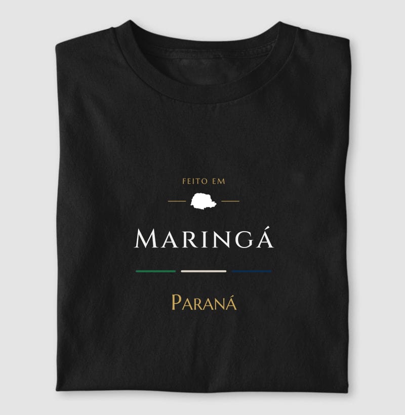 Camiseta Feito em de Maringá