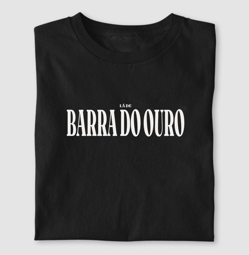 Camiseta Tipografia de Barra do Ouro