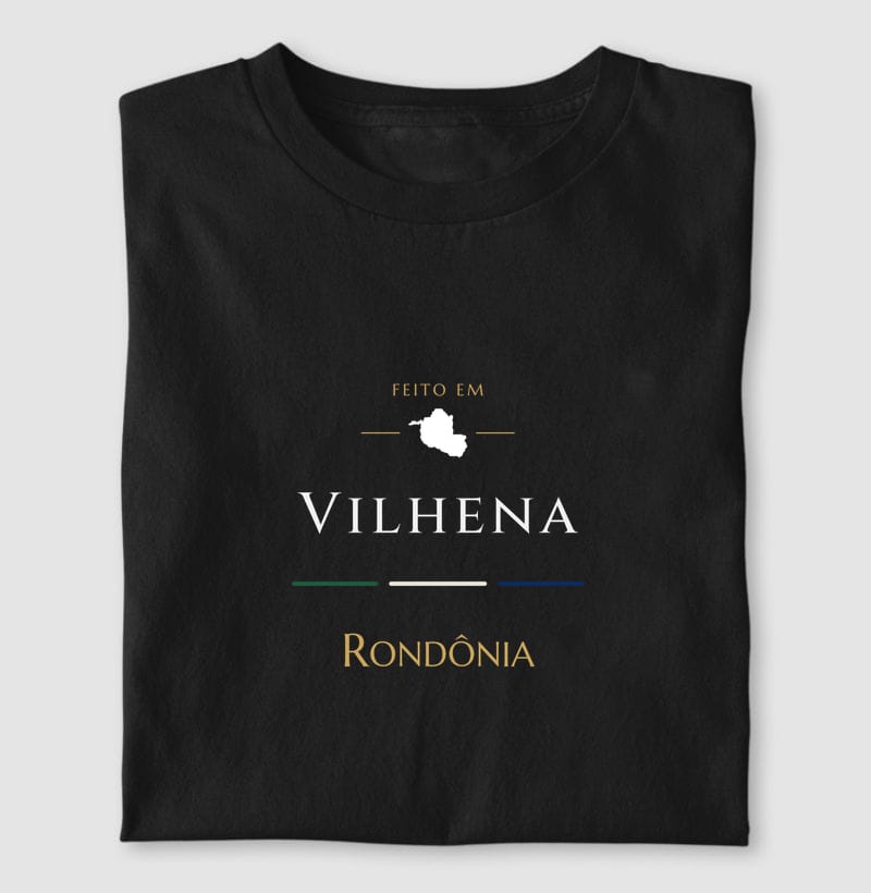 Camiseta Feito em de Vilhena