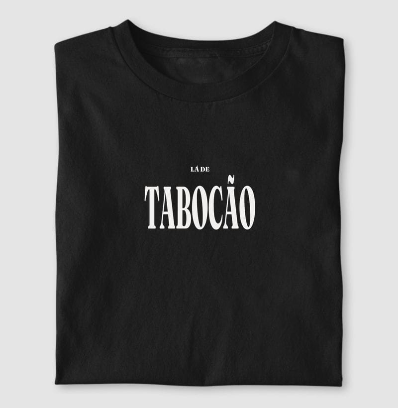 Camiseta Tipografia de Tabocão