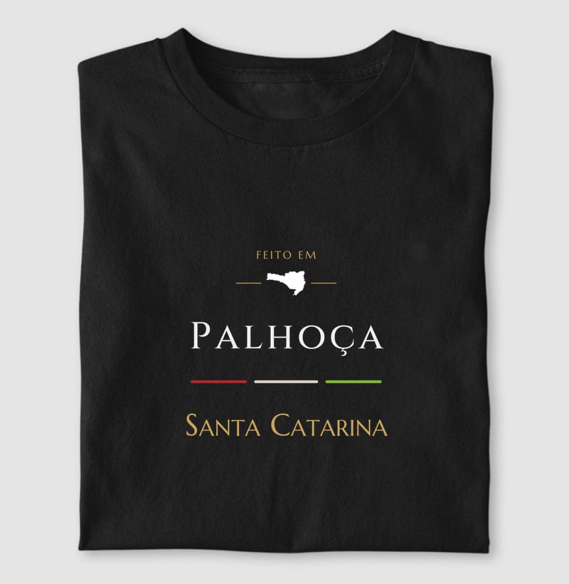 Camiseta Feito em de Palhoça