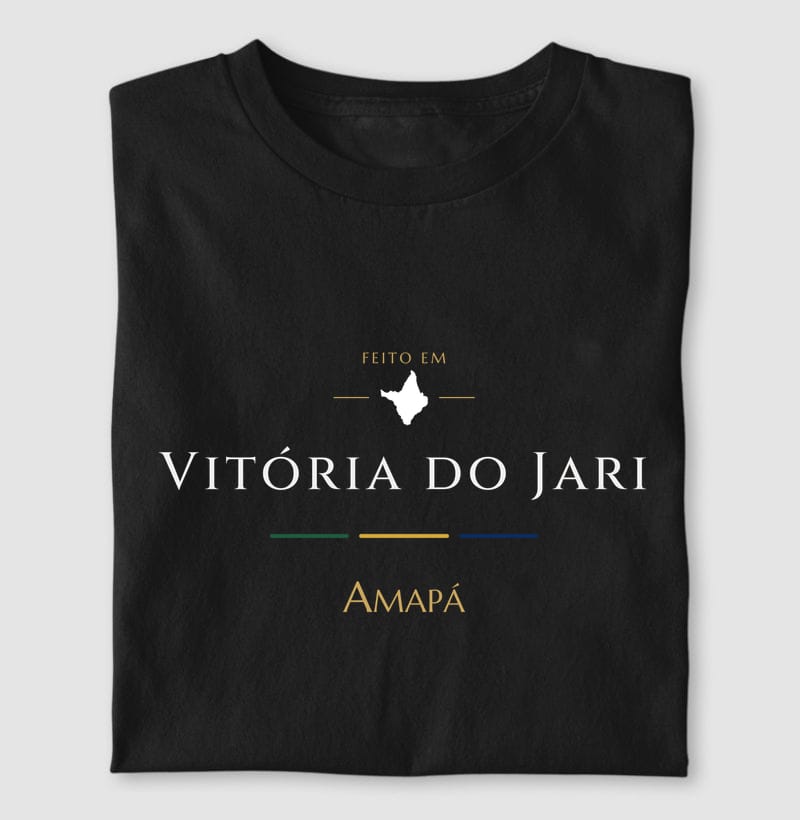 Camiseta Feito em de Vitória do Jari