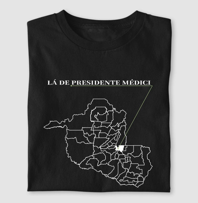 Camiseta Ponto de Origem de Presidente Médici
