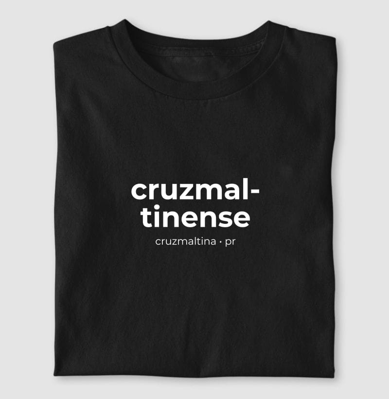 Camiseta Gentílico de Cruzmaltina