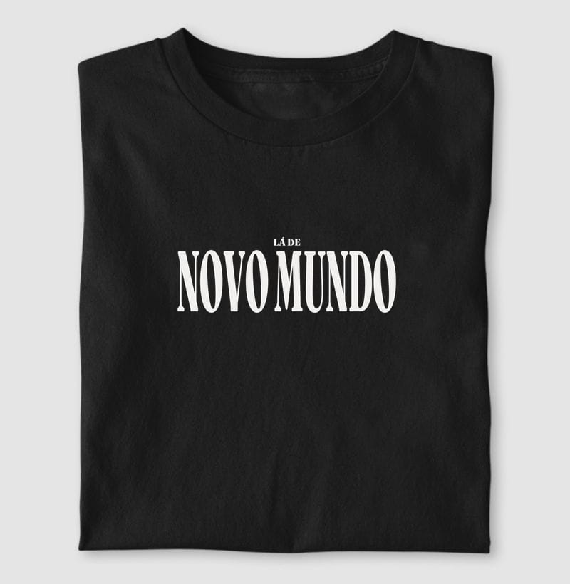 Camiseta Tipografia de Novo Mundo