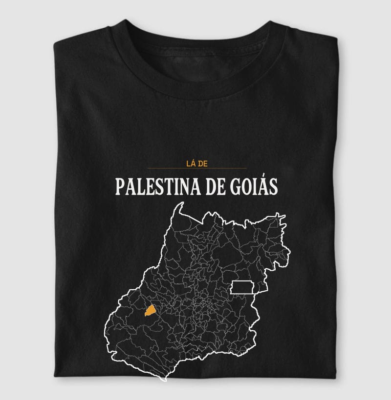 Camiseta Território de Palestina de Goiás