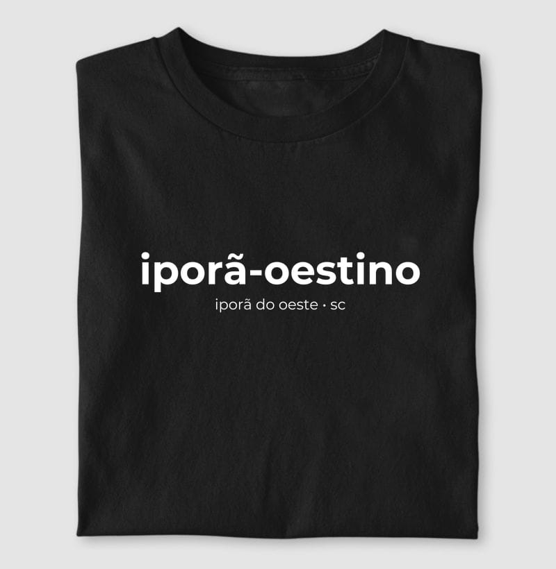 Camiseta Gentílico de Iporã do Oeste