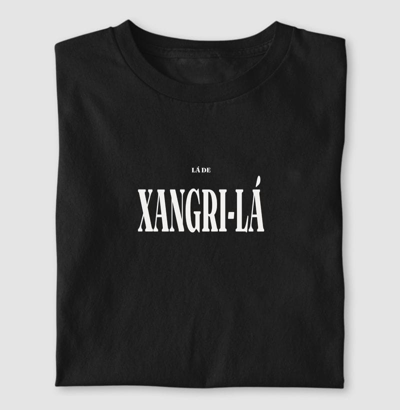 Camiseta Tipografia de Xangri-lá