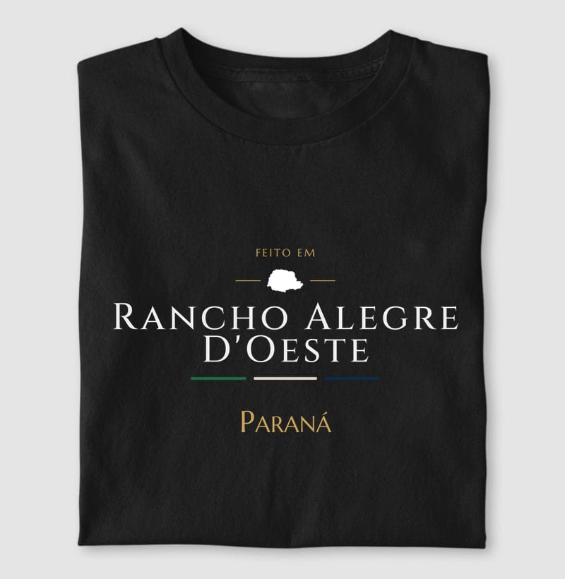 Camiseta Feito em de Rancho Alegre D'Oeste