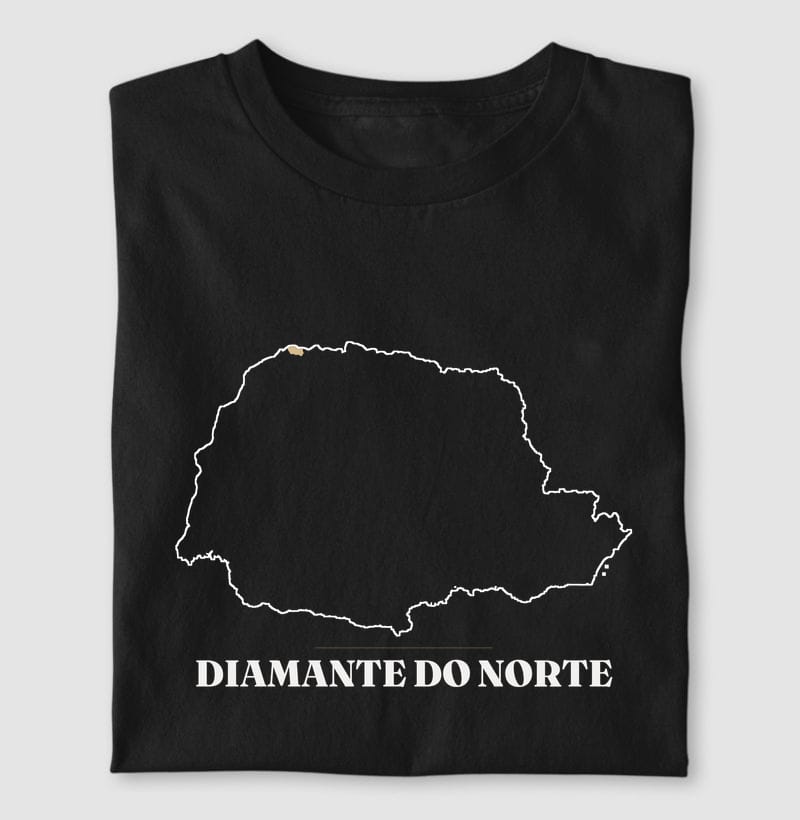 Camiseta Traço de Diamante do Norte