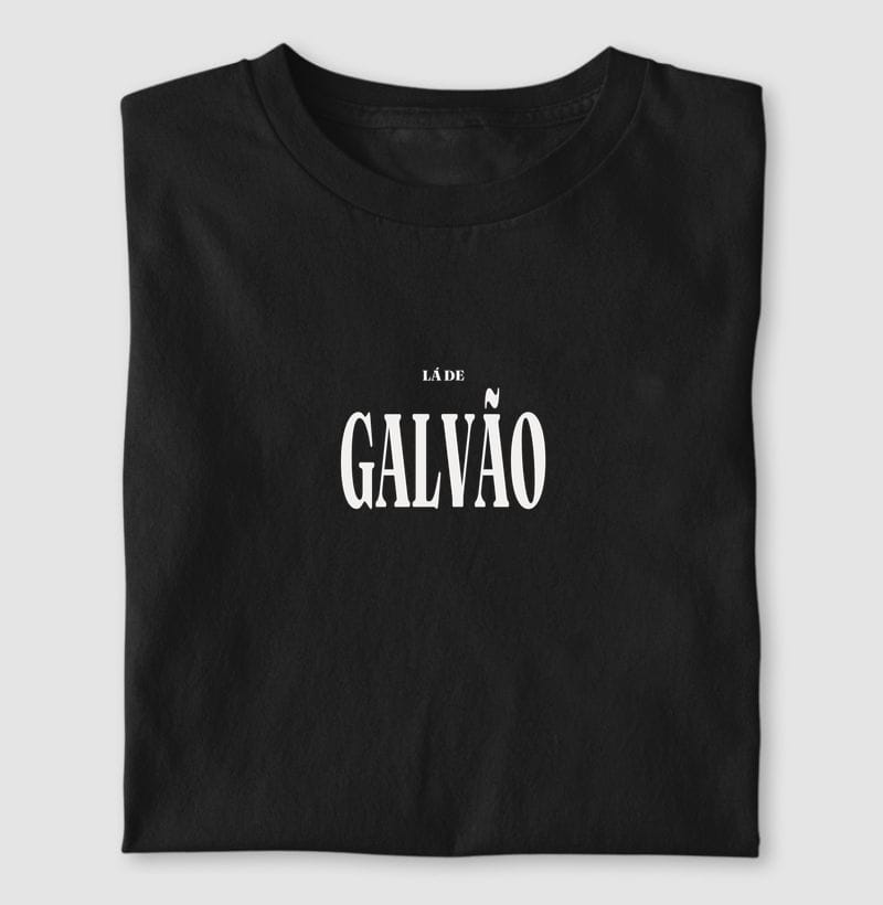 Camiseta Tipografia de Galvão