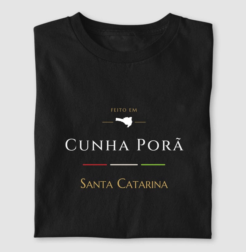 Camiseta Feito em de Cunha Porã