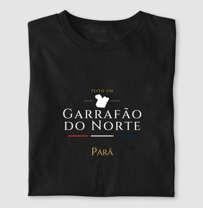 Camiseta Feito em de Garrafão do Norte