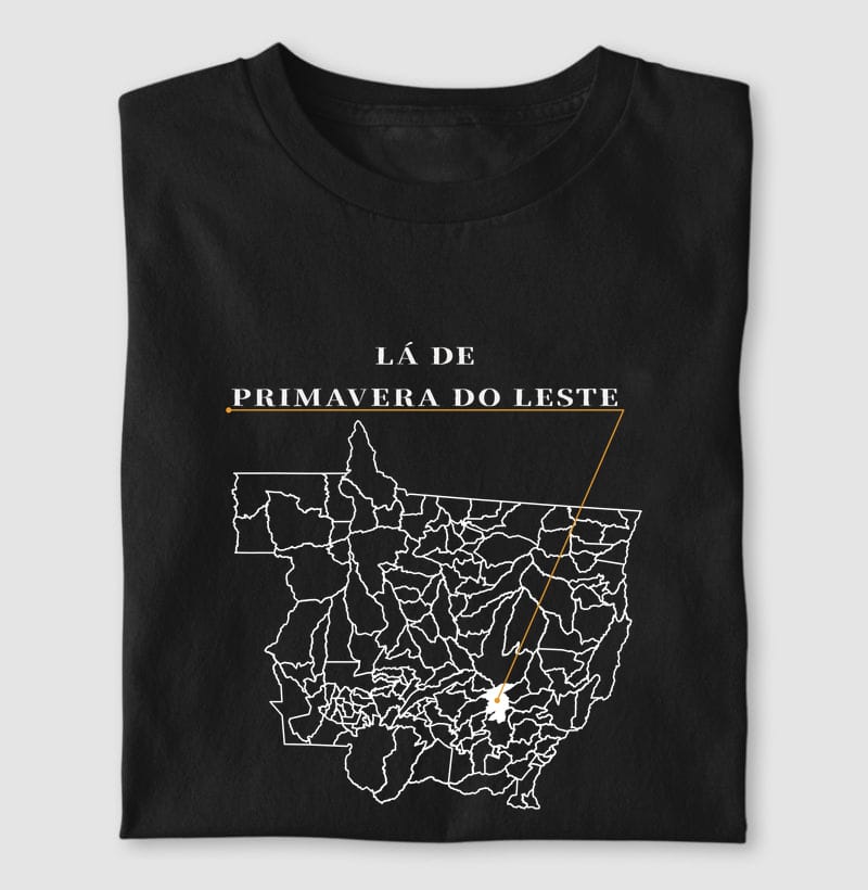Camiseta Ponto de Origem de Primavera do Leste